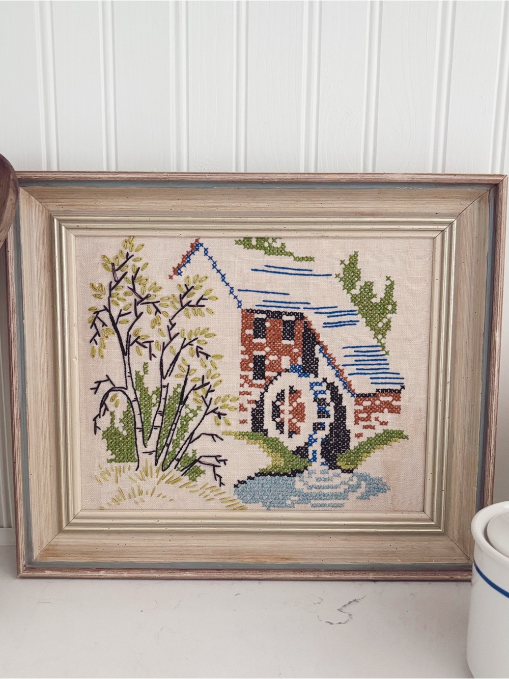 VTG 1970’s Cross-stitch Artwork